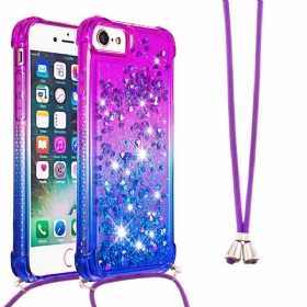 Maskica iPhone SE 3 / SE 2 / 8 / 7 Glitter Silikonski Kabel