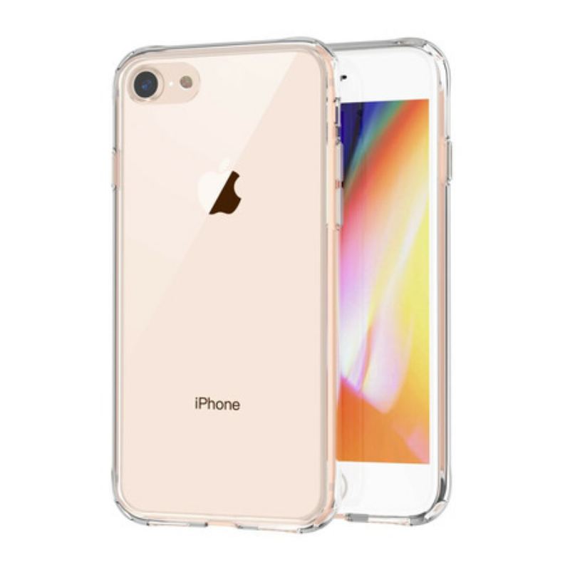 Maskica iPhone SE 3 / SE 2 / 8 / 7 Prozirno Leeu Staklo I Akril