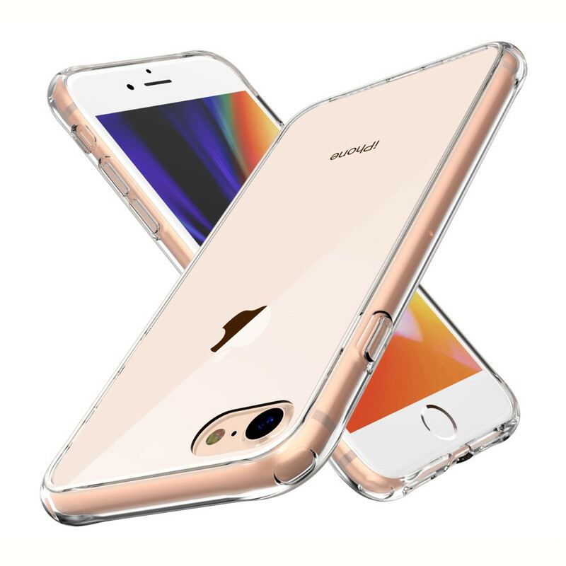 Maskica iPhone SE 3 / SE 2 / 8 / 7 Prozirno Leeu Staklo I Akril