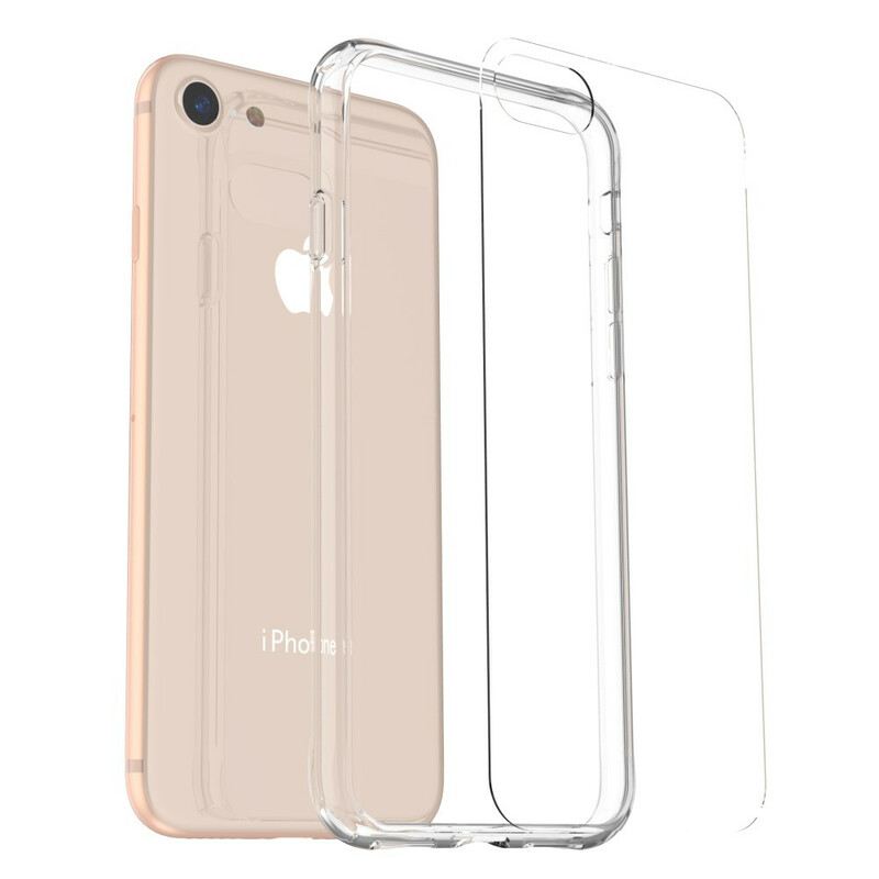 Maskica iPhone SE 3 / SE 2 / 8 / 7 Prozirno Leeu Staklo I Akril