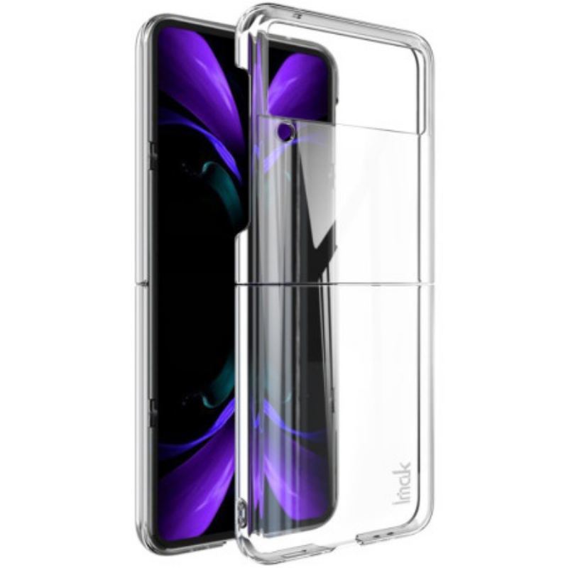 Flip Futrola Samsung Galaxy Z Flip 4 Kožna Futrola Imak Prozirno