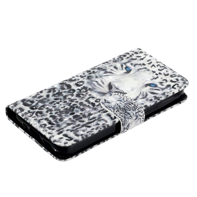 Flip Futrola iPhone 16 Pro Max Maskice Za Mobitele Leopard Remen