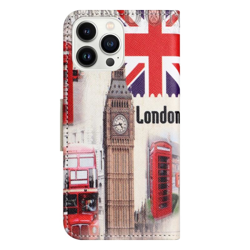 Kožna Futrola Za iPhone 16 Pro Max Londonski Život