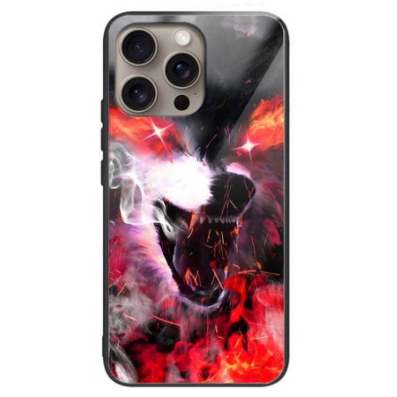 Maskica iPhone 16 Pro Max Kaljeno Staklo Fierce Wolf