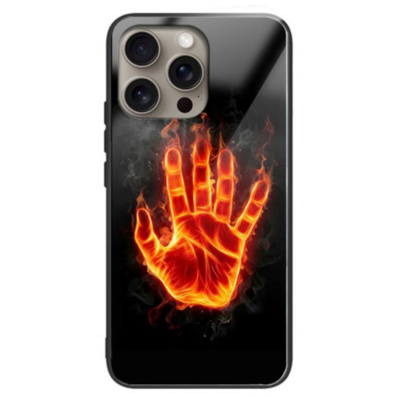 Maskica iPhone 16 Pro Max Kaljeno Staklo Fire Palm