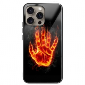 Maskica iPhone 16 Pro Max Kaljeno Staklo Fire Palm