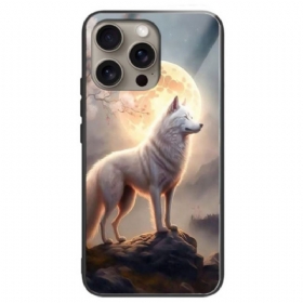 Maskica iPhone 16 Pro Max Kaljeno Staklo Moonlight Wolf