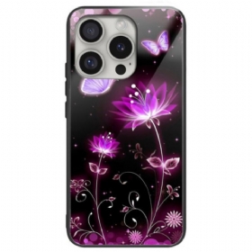 Maskica iPhone 16 Pro Max Lotus Fluorescentno Kaljeno Staklo