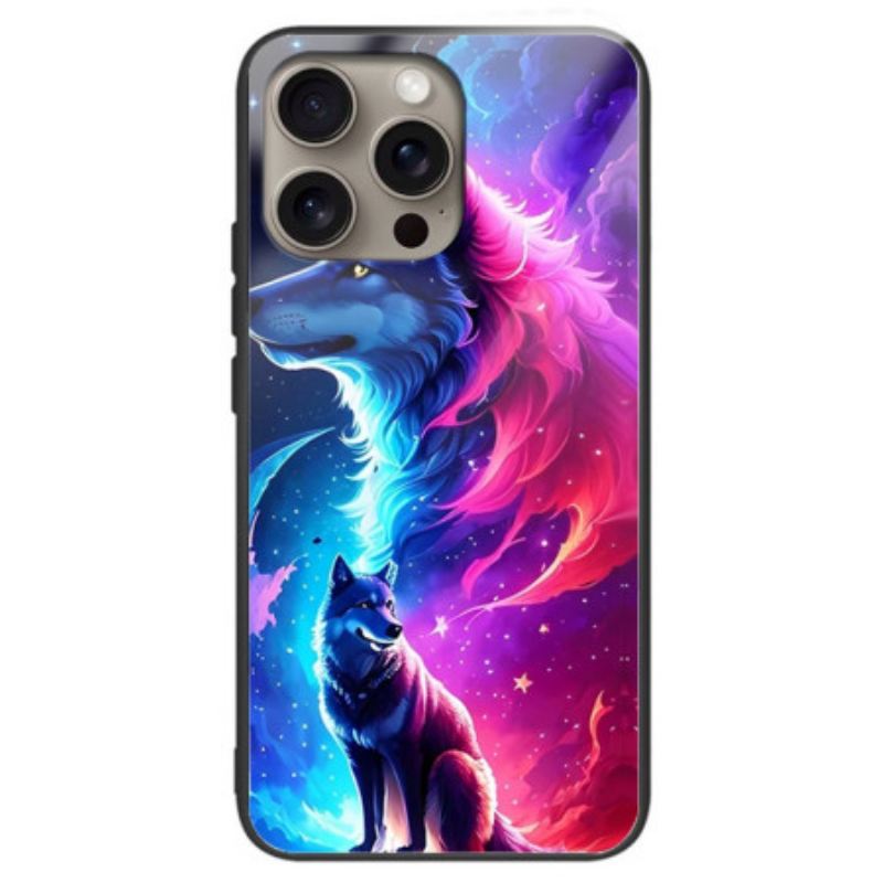 Maskica iPhone 16 Pro Max Maskice Za Mobitele Kaljeno Staklo Starry Wolf