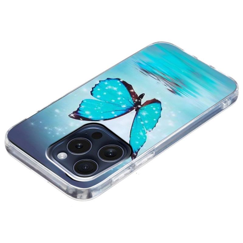 Maskica iPhone 16 Pro Max Maskice Za Mobitele Plavi Leptir