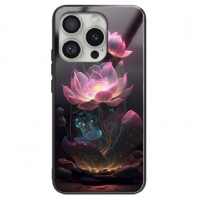 Maskica Za iPhone 16 Pro Max Pink Lotus Kaljeno Staklo