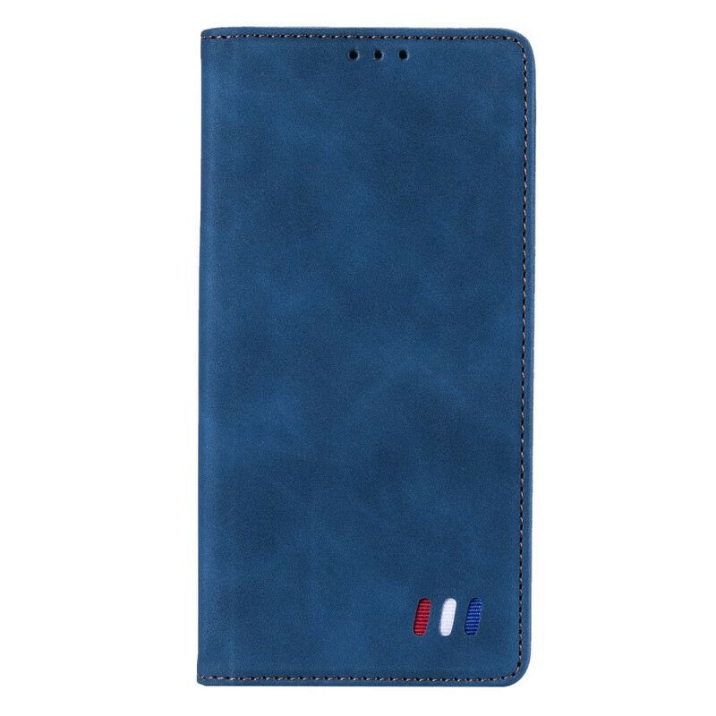 Flip Futrola Xiaomi Redmi Note 10 5G Kožna Futrola Trobojni Kožni Stil