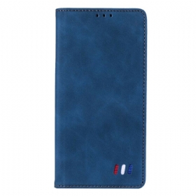 Flip Futrola Xiaomi Redmi Note 10 5G Kožna Futrola Trobojni Kožni Stil