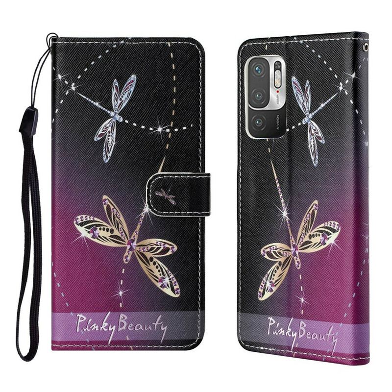 Futrola Xiaomi Redmi Note 10 5G Dragonflies S Remenčićima