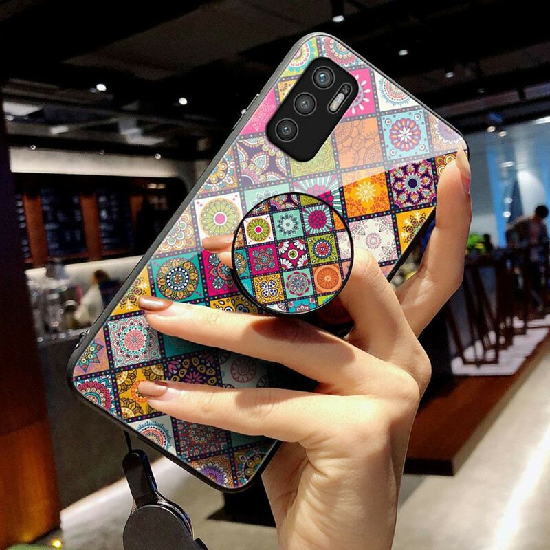 Maskica Xiaomi Redmi Note 10 5G Patchwork Magnetski Držač