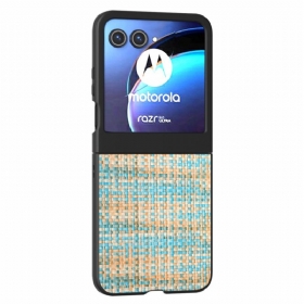 Maskica Motorola Razr 50 Karirana Tekstura