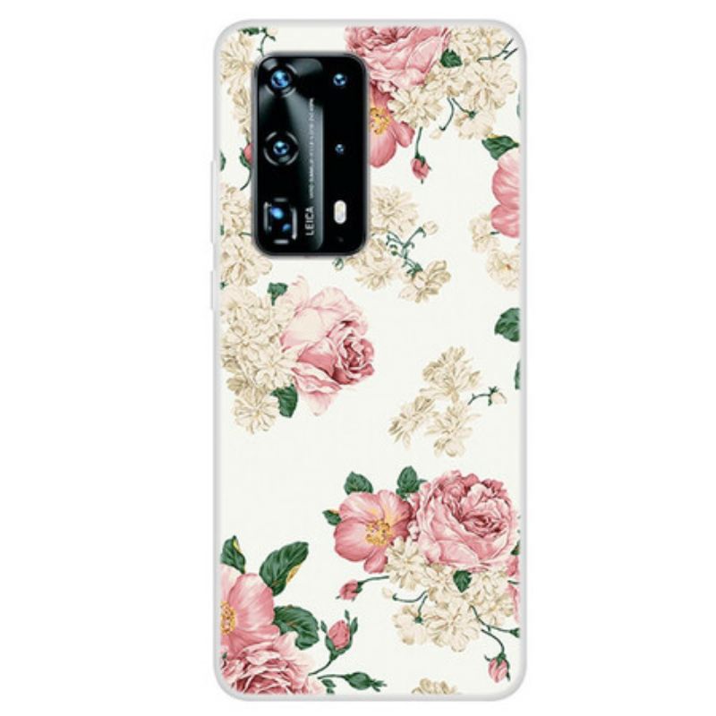 Maskica Huawei P40 Pro Cvijeće Slobode