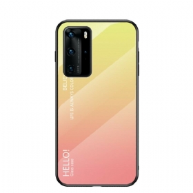 Maskica Huawei P40 Pro Kaljeno Staklo Pozdrav