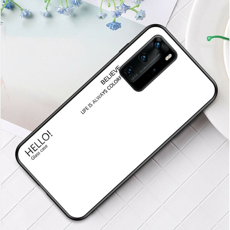 Maskica Huawei P40 Pro Kaljeno Staklo Pozdrav