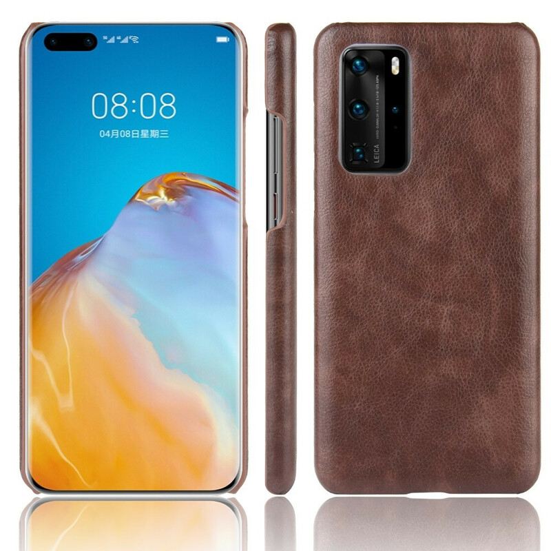 Maskica Huawei P40 Pro Litchi Performance Leather Effect