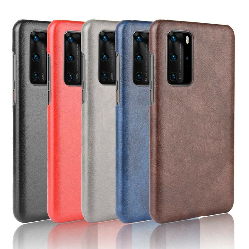 Maskica Huawei P40 Pro Litchi Performance Leather Effect