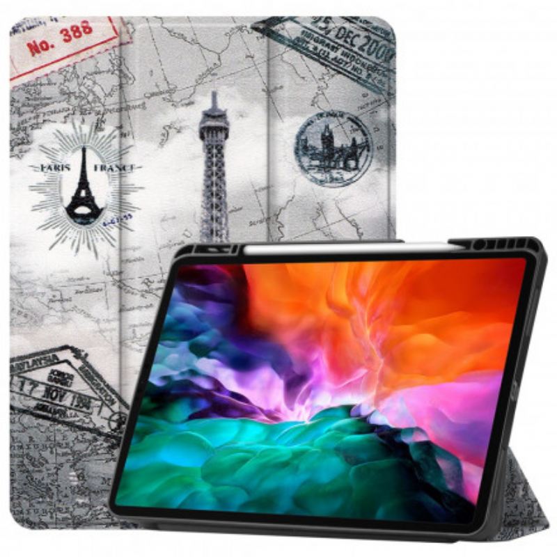 Maskica iPad Pro 12.9" (2021) Držač Olovke Za Eiffelov Toranj