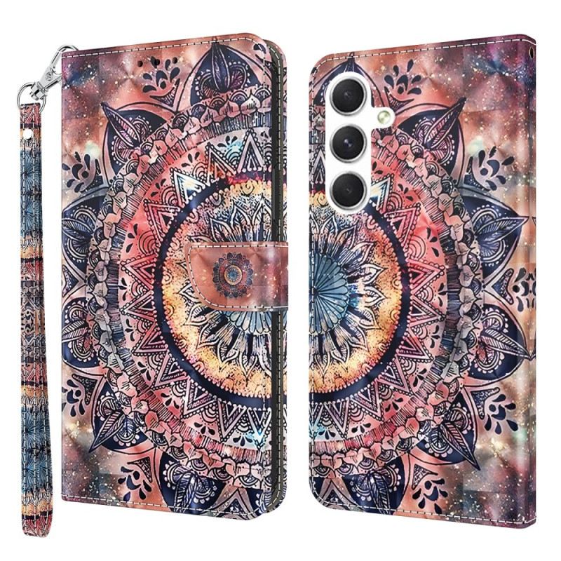 Flip Futrola Samsung Galaxy A16 5g Šarena Mandala S Remenom