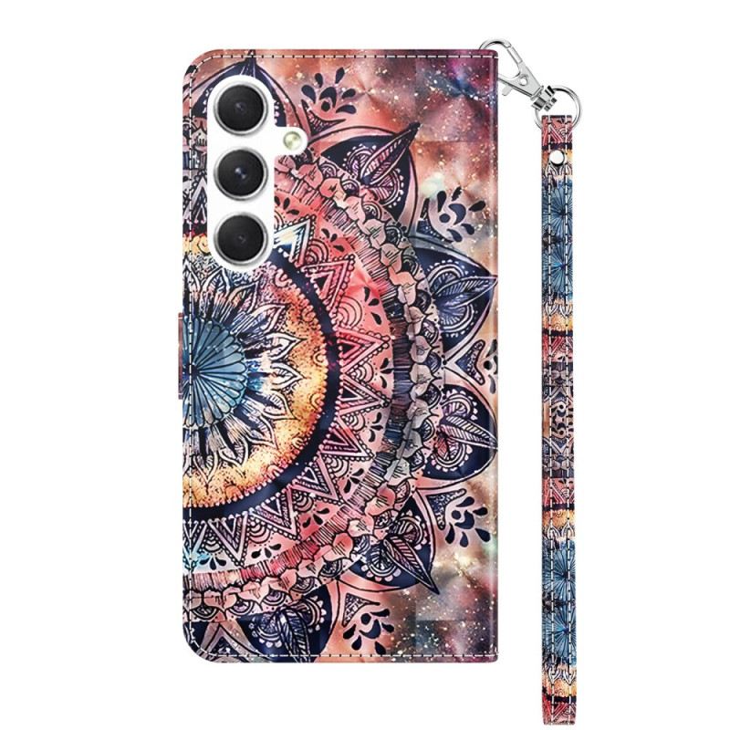 Flip Futrola Samsung Galaxy A16 5g Šarena Mandala S Remenom