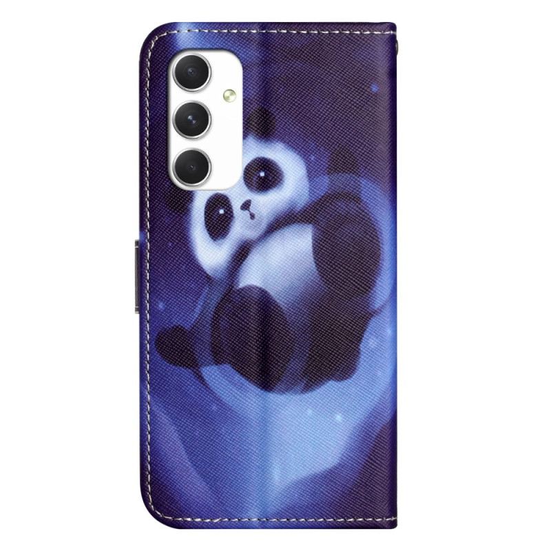 Kožna Futrola Samsung Galaxy A16 5g Panda Svemir