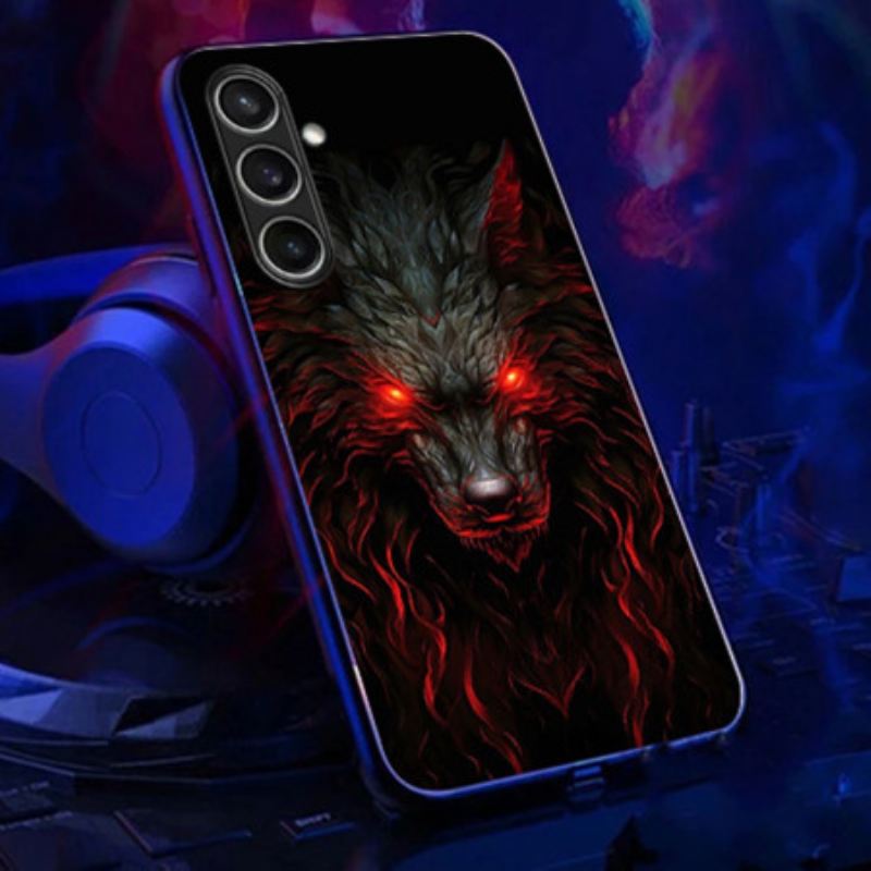 Maskica Samsung Galaxy A16 5g Nazovi Flash Series Red-eyed Wolf