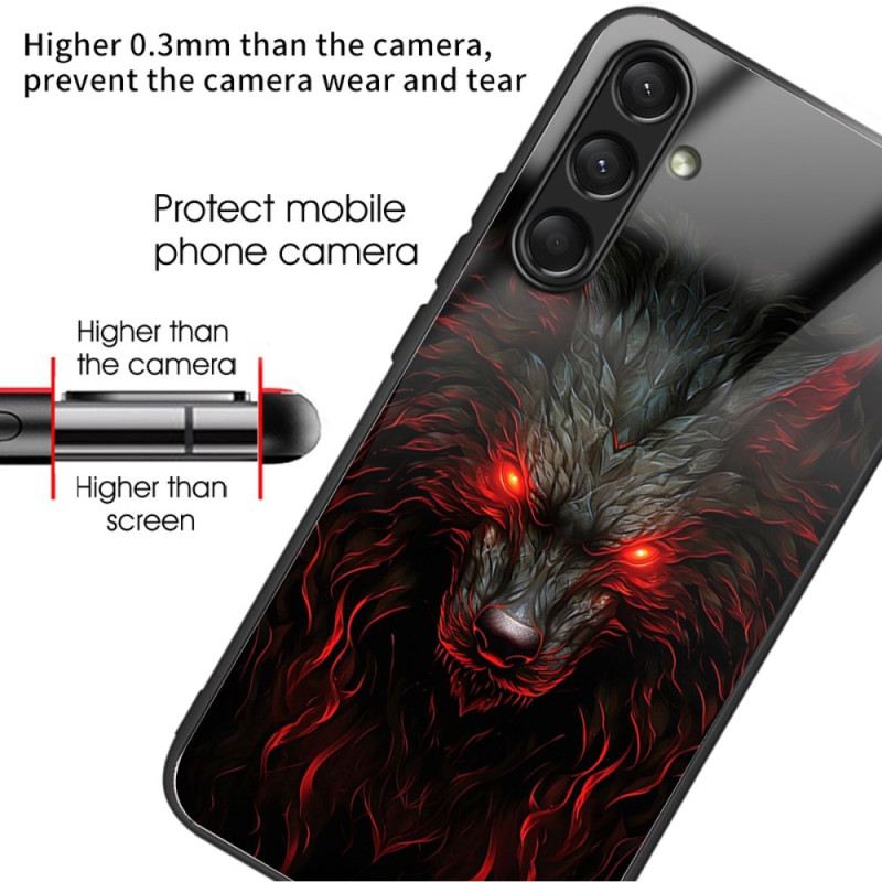 Maskica Za Samsung Galaxy A16 5g Kaljeno Staklo Red Wolf