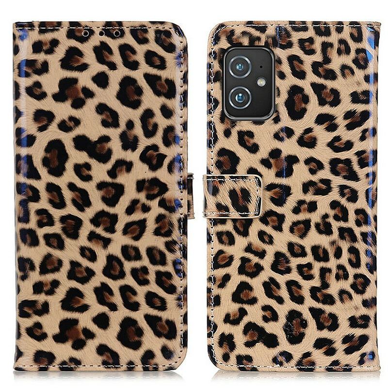 Flip Futrola Asus Zenfone 8 Obični Leopard