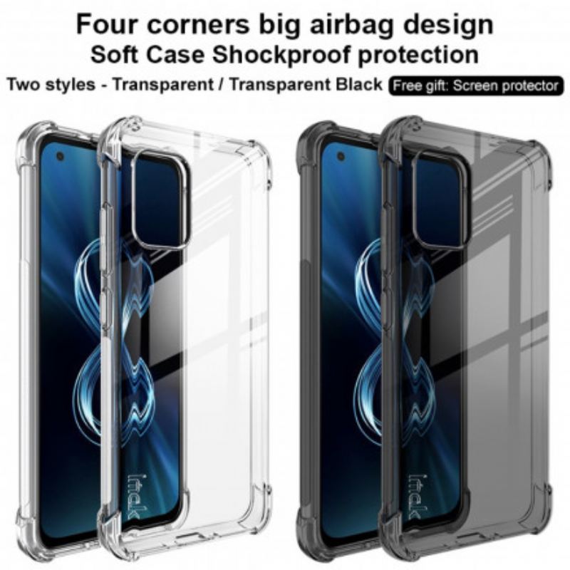 Maskica Asus Zenfone 8 Transparent Silky Imak