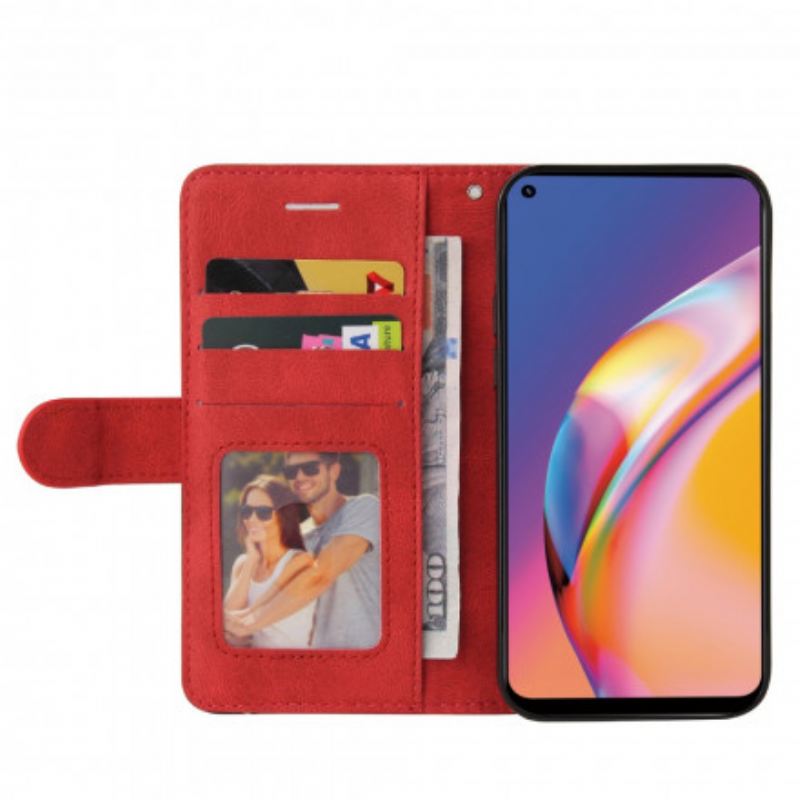 Flip Futrola Oppo A94 5G Dvobojna Prepoznatljiva Umjetna Koža