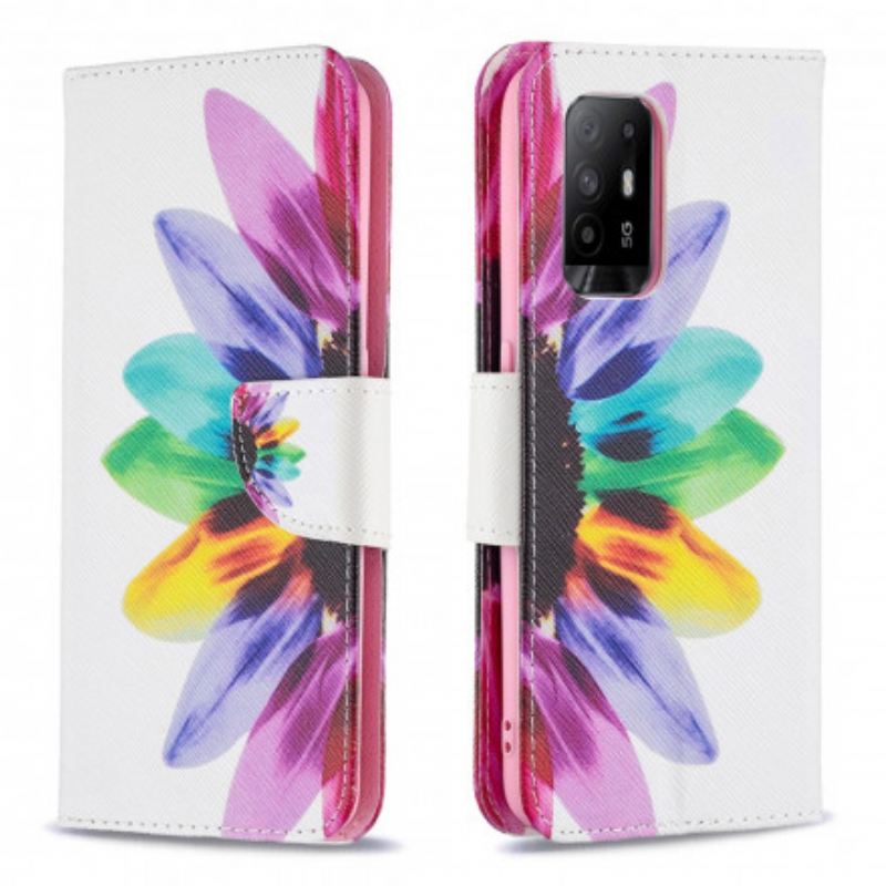 Futrola Oppo A94 5G Akvarel Cvijet