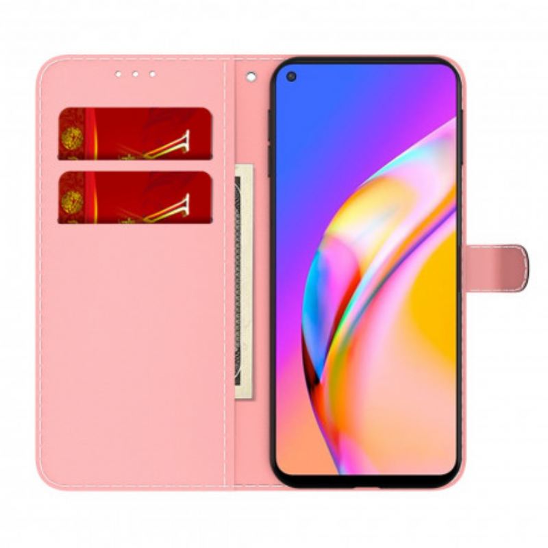 Kožna Futrola Oppo A94 5G Akvarel