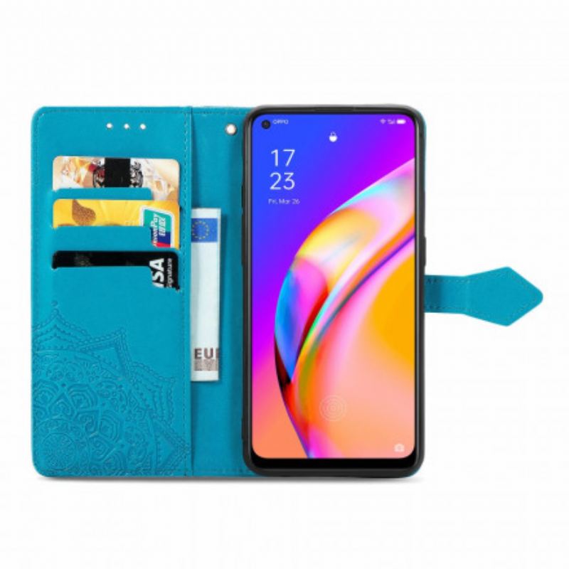 Kožna Futrola Oppo A94 5G Mandala Srednji Vijek