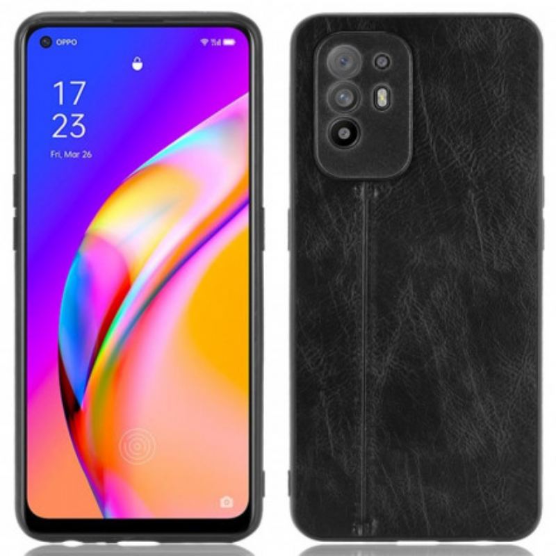 Maskica Oppo A94 5G Couture Efekt Kože