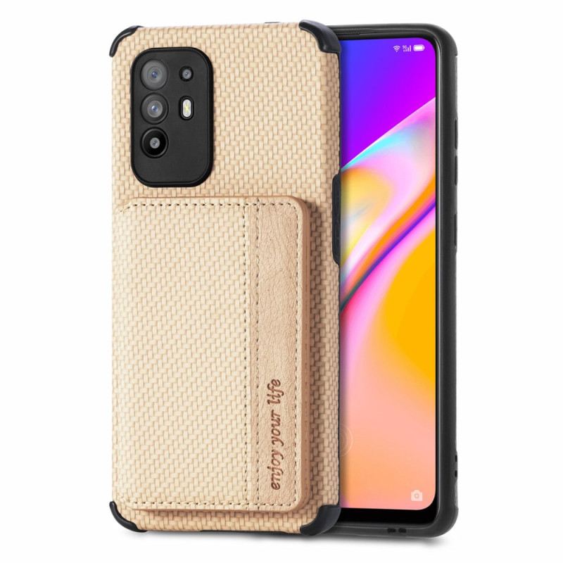 Maskica Oppo A94 5G Držač Kartice Od Karbonskih Vlakana