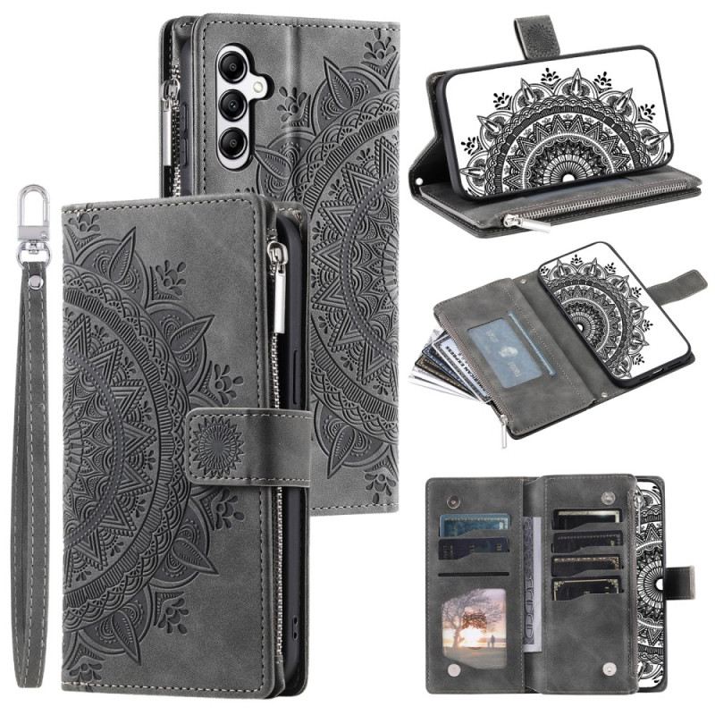 Flip Futrola Samsung Galaxy S24 Fe Mandala Suede Efekt