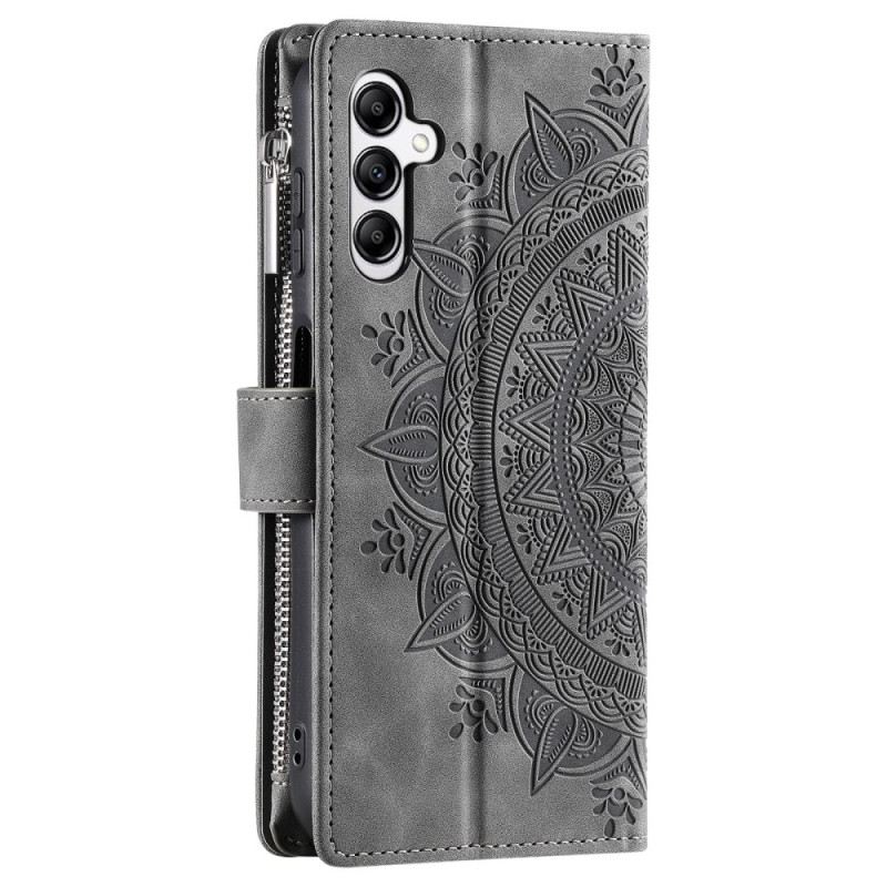 Flip Futrola Samsung Galaxy S24 Fe Mandala Suede Efekt