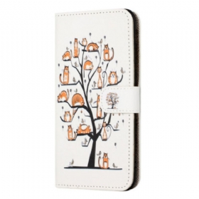 Flip Futrola Samsung Galaxy S24 Fe Maskice Za Mobitele Cats On The Lanyard Tree