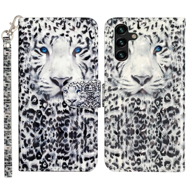 Flip Futrola Samsung Galaxy S24 Fe Maskice Za Mobitele Leopard Remen