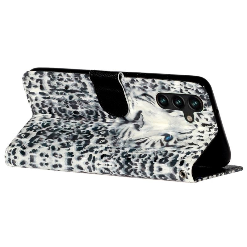 Flip Futrola Samsung Galaxy S24 Fe Maskice Za Mobitele Leopard Remen