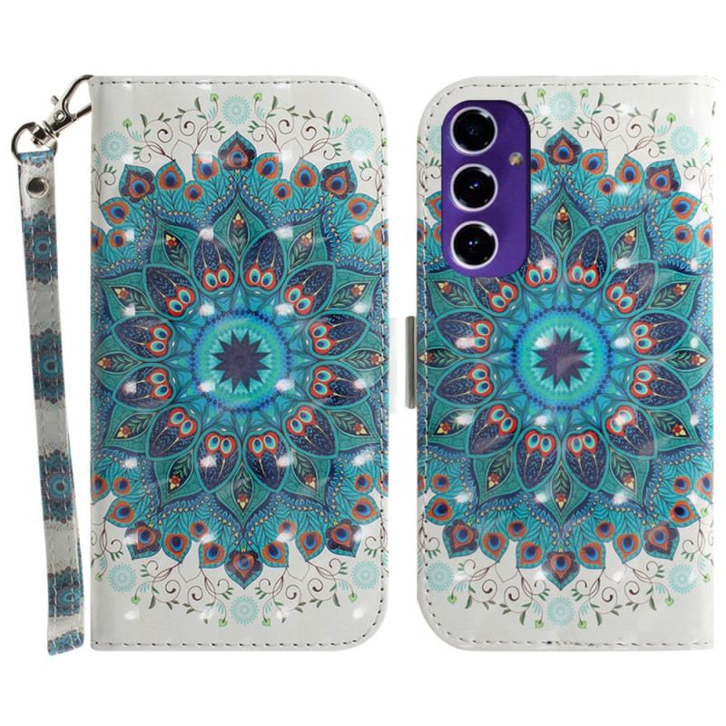 Flip Futrola Samsung Galaxy S24 Fe Zelena Mandala S Remenom