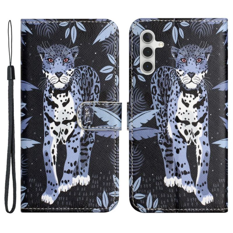 Kožna Futrola Samsung Galaxy S24 Fe Leopard Remen