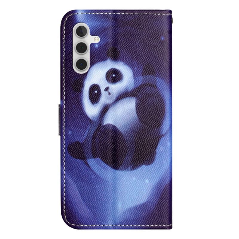 Kožna Futrola Za Samsung Galaxy S24 Fe Panda Svemir