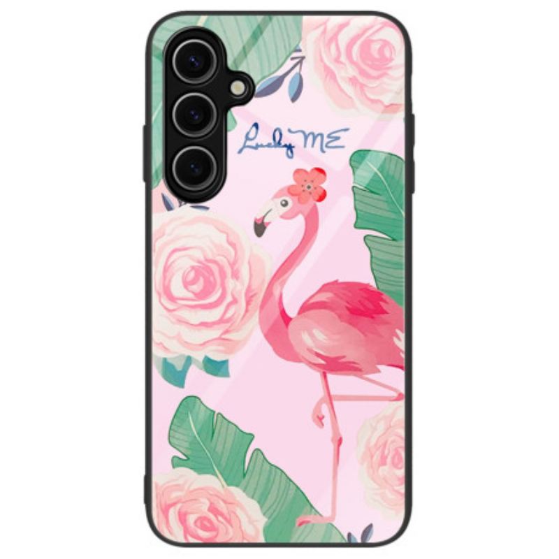 Maskica Samsung Galaxy S24 Fe Flamingo Kaljeno Staklo