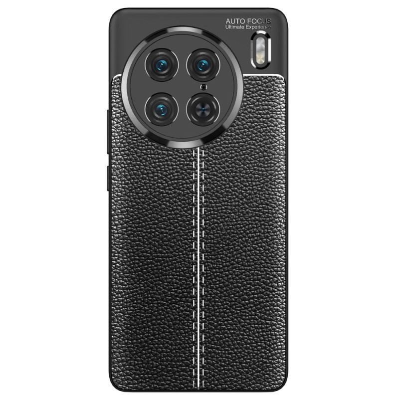 Maskica Vivo X90 Pro Efekt Dvostruke Linije Litchi Kože