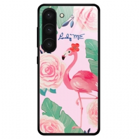 Maskica Samsung Galaxy S23 Plus 5G Flamingo Kaljeno Staklo